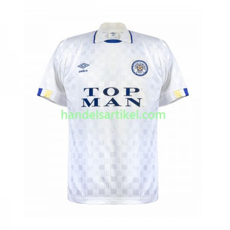 Leeds United 1989-1990 Retro Heim Trikotsatz Kurzarm